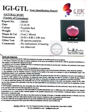 4.12 Ratti Natural Neo Burma Ruby with Govt Lab Certificate-(5661)